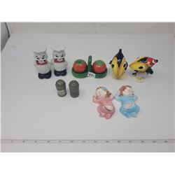 5 pairs salt & peppers