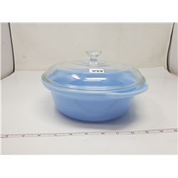 Blue Pyrex Casserole