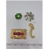 Image 1 : 4 brooches