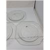 Image 2 : 5 dinner plates clear depression glass (Madrid)