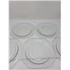 Image 3 : 5 dinner plates clear depression glass (Madrid)