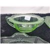 Image 4 : 4 pieces green depresson glass *princess*
