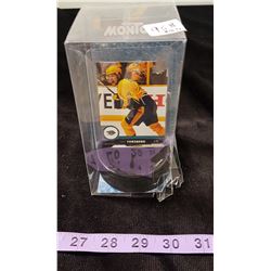 Filip Forsber (Predators) Puck & Card