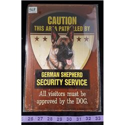 Security Sign
