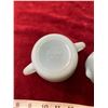 Image 4 : Fire King Cream And Sugar bowl set MA, USA
