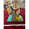 Image 2 : Fisher-Price Windup Vintage Ferris Wheel Rotates + Plays Music , there are 4 passengers
