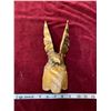 Image 1 : Wooden Eagle Carved In Ukraine (Broken beak tip, has been Glued)
