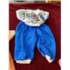 Image 6 : Cabbage Patch Kids Baby + Carrier Original Authentic Sleepers 1978 And 1982 Original