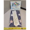 Image 1 : Nylite nylon American flag  54" X 27"