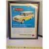 Image 1 : Framed International travall ad 16" X 12"