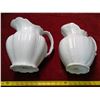Image 6 : Two Commode Set Pitchers (Chips In Rim)