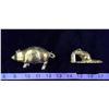 Image 7 : Brass Animal Figurines And Brass Pot with Handle