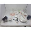 Image 1 : glassware lot including Royal Windsor cup, Tiger Lily china, porcelain dish made in Japan and more
