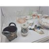 Image 3 : glassware lot including Royal Windsor cup, Tiger Lily china, porcelain dish made in Japan and more