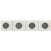 Image 2 : (4) Silver Canadian 50 Cents 1918 + 1919 + 1970 + 1974