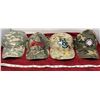 Image 1 : Lot Of (4) Camo Hats "UofS"+ " Old Milwaukee" + Etc.
