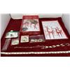 Image 2 : Lot Of Christmas Box + Earrings + Necklaces + Bracelets + Etc.