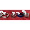 Image 3 : Lot Of (9) Rings Size 18