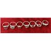 Image 2 : Lot Of (7) Rings Size Unknown