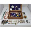 Image 1 : Jewellery box and contents