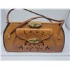 Image 1 : 43. Handcrafted tooled leather handbag