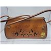 Image 6 : 43. Handcrafted tooled leather handbag