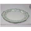 Image 1 : 56.  Platter, 16”, green and white “Maltese” pattern, England, 1914