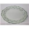 Image 2 : 56.  Platter, 16”, green and white “Maltese” pattern, England, 1914