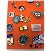 Image 6 : 67. Lot of carded lapel pins