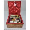 Image 1 : 78. Sewing box with contents