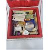 Image 2 : 78. Sewing box with contents