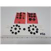 Image 1 : 80. Lot of black glass buttons on cards (3)