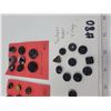 Image 2 : 80. Lot of black glass buttons on cards (3)
