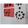 Image 3 : 80. Lot of black glass buttons on cards (3)