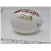 Image 1 : 84. Milk glass blown egg darner, Easter motif