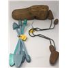 Image 1 : 126.  Wood shoe last and shoe stretchers