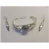Image 1 : 131. Bracelet and drop earring set, made in Mexico