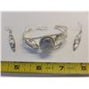Image 2 : 131. Bracelet and drop earring set, made in Mexico