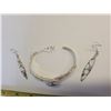 Image 3 : 131. Bracelet and drop earring set, made in Mexico