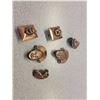 Image 1 : Lot of copper “facial” clip earrings (3pair)