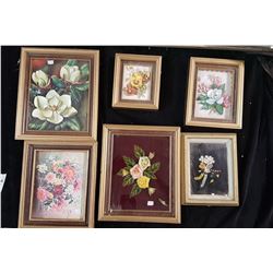Lot Various Framed Wall Hangings