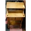 Image 1 : VINTAGE 3 TIER WOODEN SIDE TABLE. 18 X 16 X 29