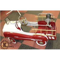 VINTAGE PEDAL CAR FIRE ENGINE