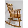 Image 1 : ANTIQUE CHILDREN’S ROCKING CHAIR SOLID WOOD