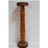 Image 1 : ANTIQUE WOODEN CANDLE OR PLANT  STAND