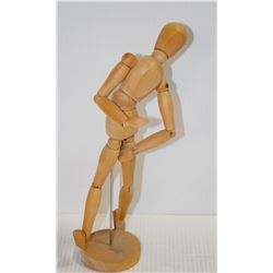 WOODEN ARTIST MANNEQUIN POSABLE