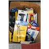 Image 1 : BOX OF ASSORTED NEW AND USED TOOLS