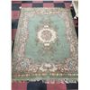 Image 1 : VINTAGE PURE VIRGIN WOOL AREA RUG SIZE 9FT X 7FT