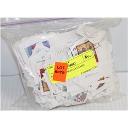 BAG OF ASSORTED STAMPS