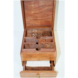 1950S TEAC DOMINO SET IN BOX WOODEN